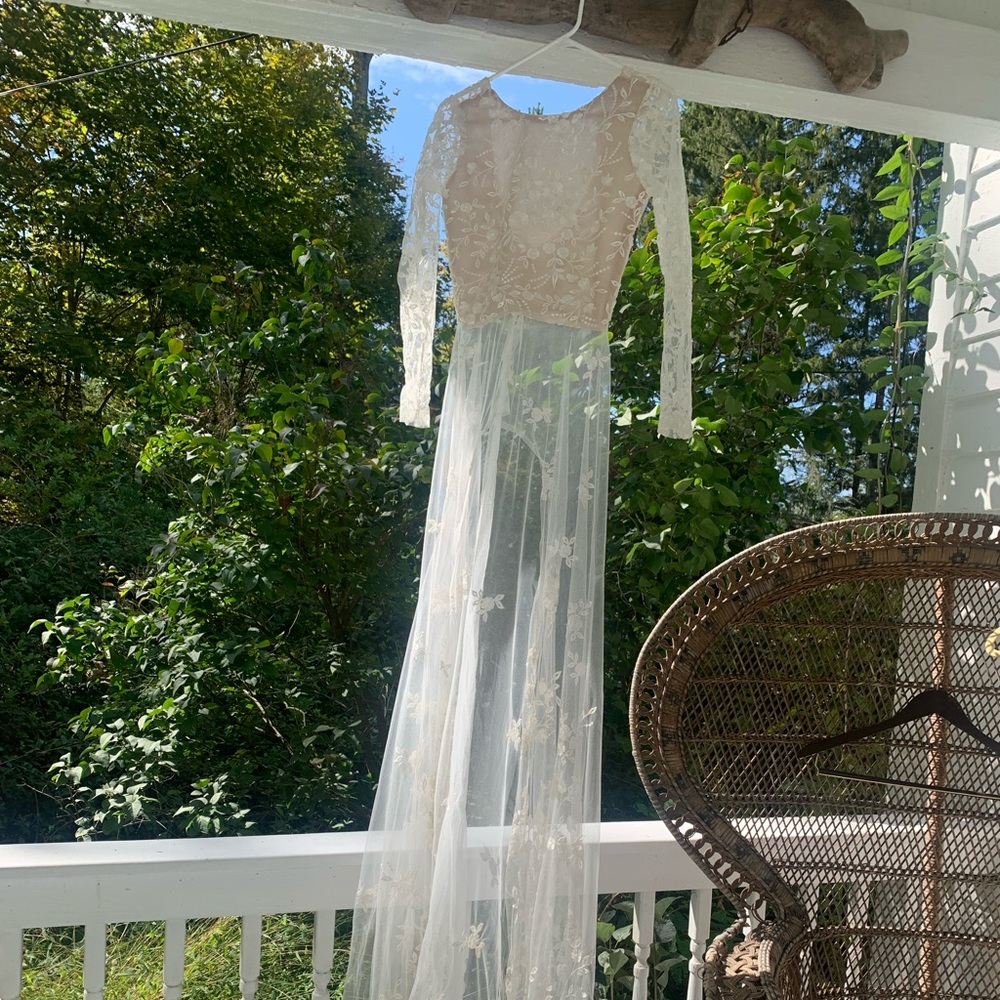 Rime Arodaky Patsy Jumpsuit Preloved Wedding Dress knock off